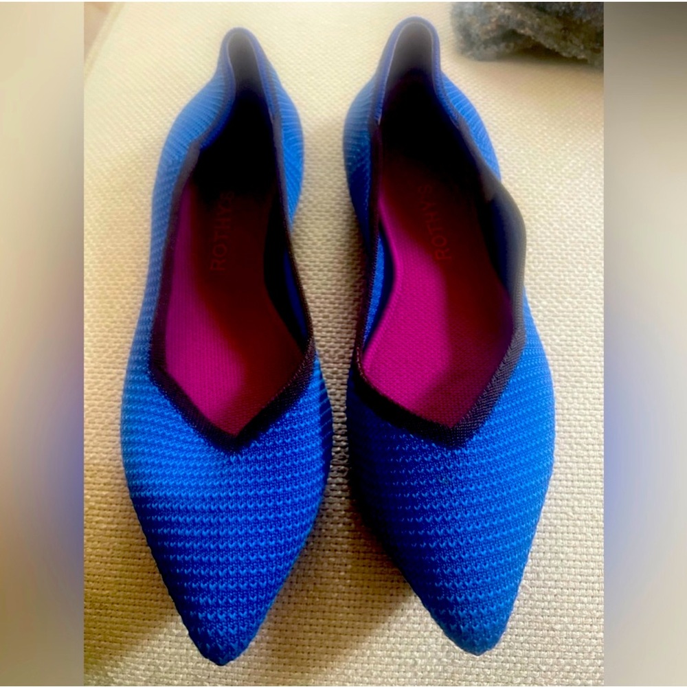 Authentic Blue Rothy's - Size 10.5. Great condition #rothys